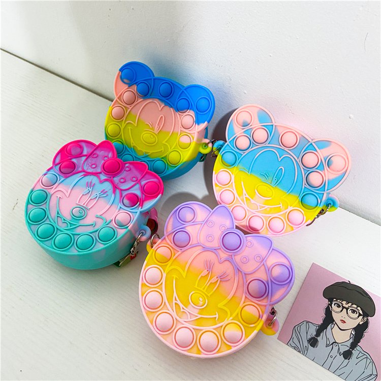 Túi Xách Silicone Hoạt Hình Chuột Mickey