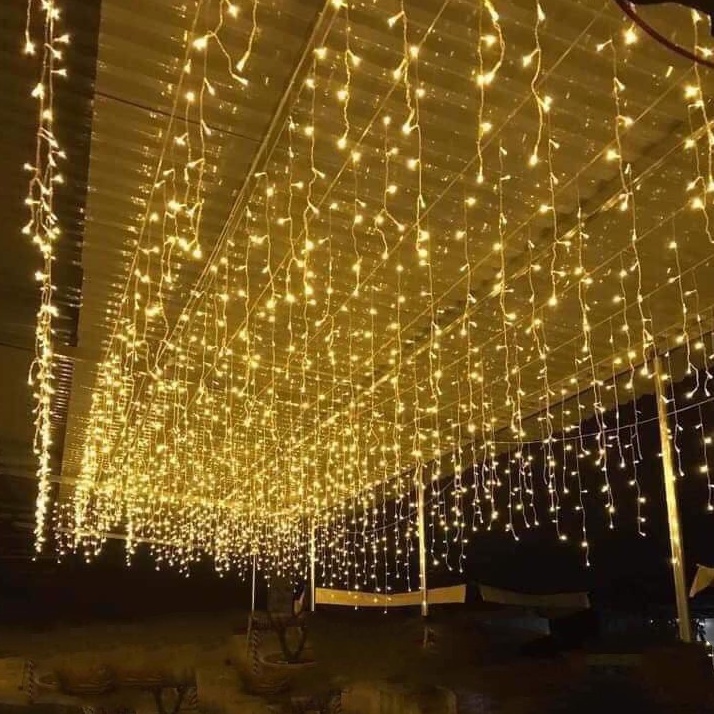 Đèn Mành Sợi Thả 60cm Cao Cấp - Trang Trí Nhà Cửa, Chiếu Sáng Ban Công, Decor Quán Cafe, Sân Vườn