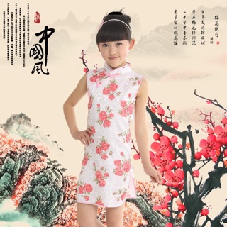 Áo dài thượng hải cho bé từ18 tháng đến5 tuổi(10-20ky)