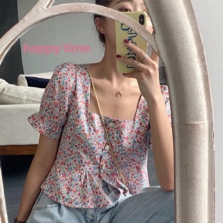 ORDER Áo peplum hoa nhí ulzzang - nhiều mẫu