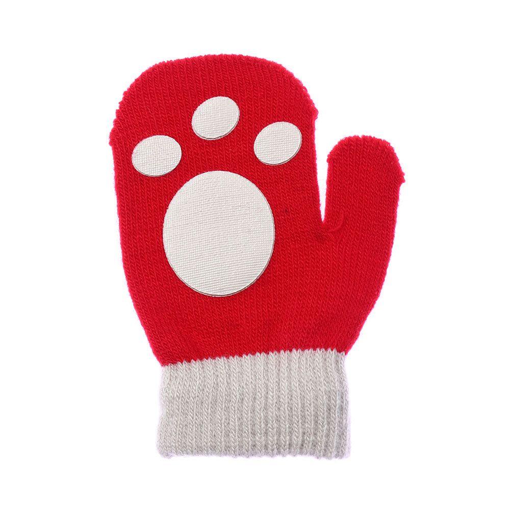 Găng Tay Đan Len Mùa Đông Dày Dặn Ấm Áp Màu Sắc Ngọt Ngào Cho Bé 1-4 Tuổi