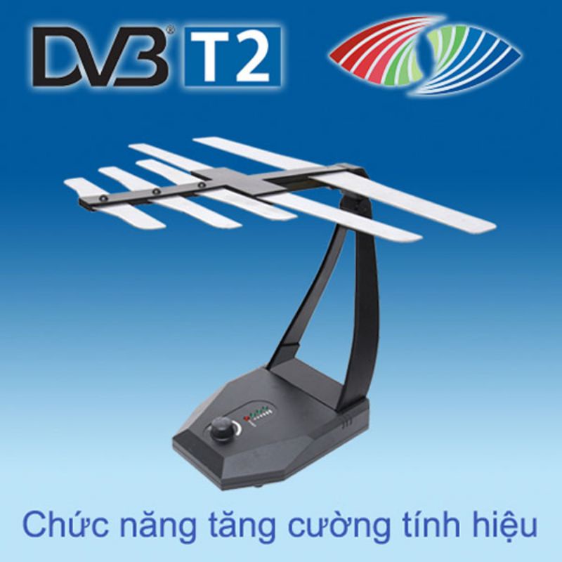 Anten Thông Minh 360 Kỹ Thuật Số DVB T2 Model HJD 102- 105 (Chính Hãng) - Ăng ten tivi trong nhà