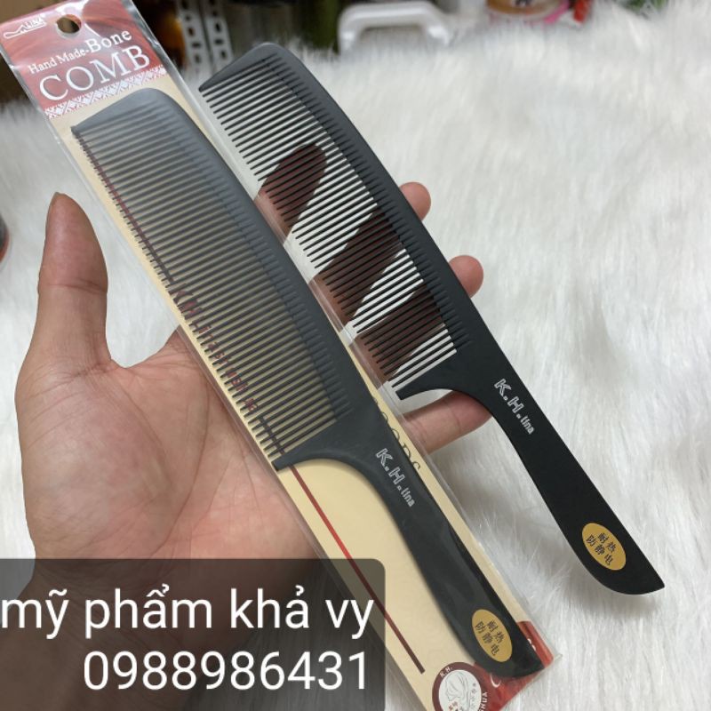 combo lược cắt tóc nam to bản barber fade tông đơ