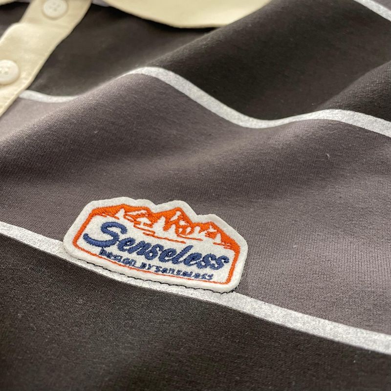 Áo Sweater POLO Tay Dài Kẻ Sọc Kiểu Retro Thời Trang Xuân Hè Cho Nữ