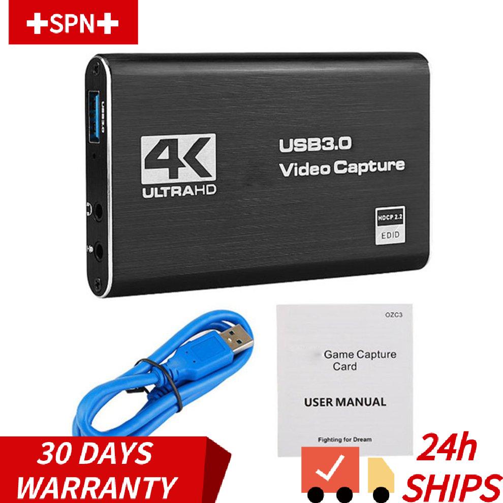 ☀Túi lớn đựng đồ☀Thẻ ghi Video USB 3.0 1080P 4K HDMI