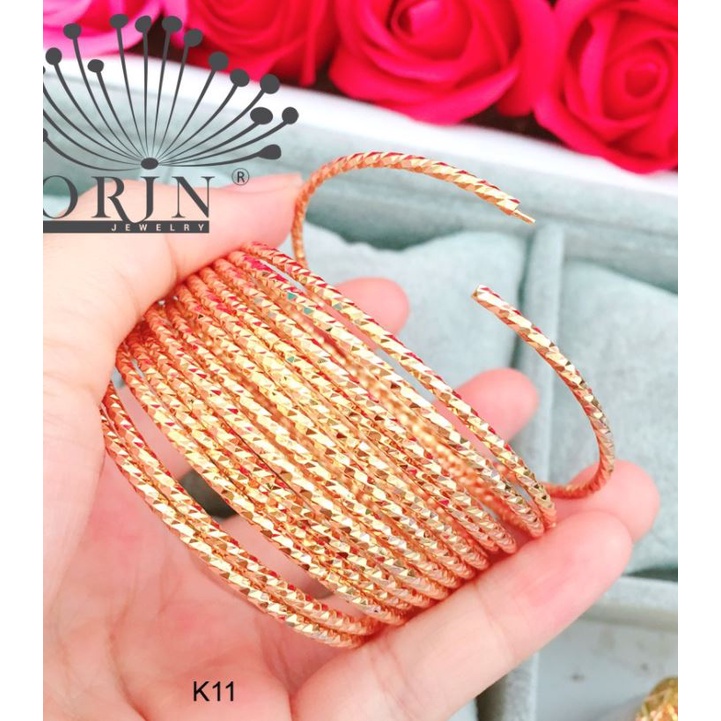 VÒng tay nữ Bộ Ximen 7 chiếc L124 mắt trúc nhỏ Namoo Jewelry