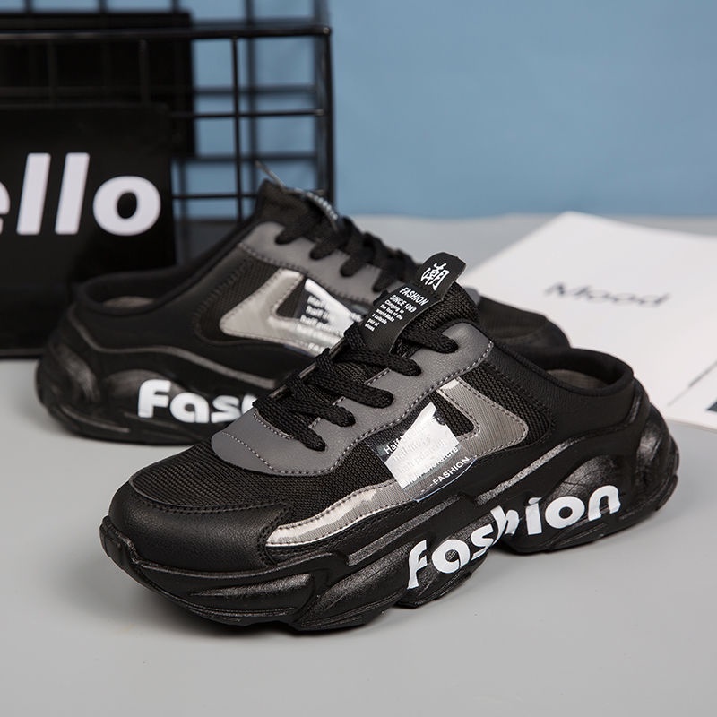 Giày Thể Thao Phối Lưới Thoáng Khí Chống Trượt Thời Trang Mùa Hè 2022 Cho Nam