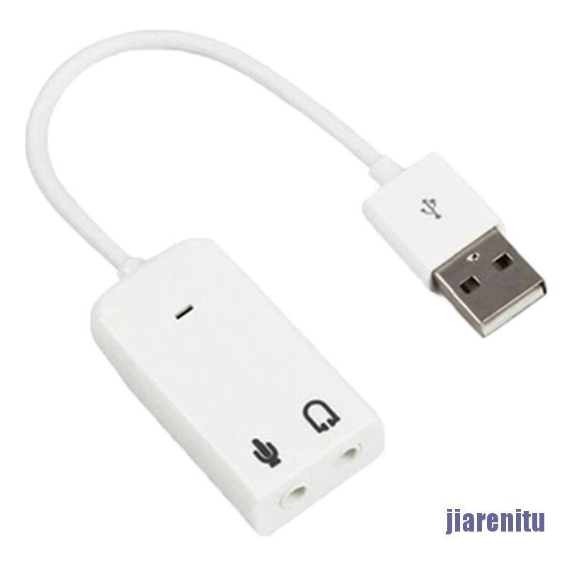 CHANNEL Bộ Chuyển Đổi Thẻ Âm Thanh 7.1 Kênh Cổng Usb Kèm Dây Cáp 3.5mm