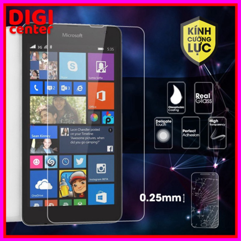 Kính cường lực Nokia Lumia 925 kính trong suốt mài cạnh tặng kèm khăn lau. FRRE SHIP