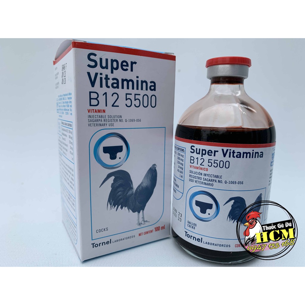 B12 5500 Thuốc Nuôi Gà Đá Giúp Mau Sung Tăng Nước Máu Nhanh