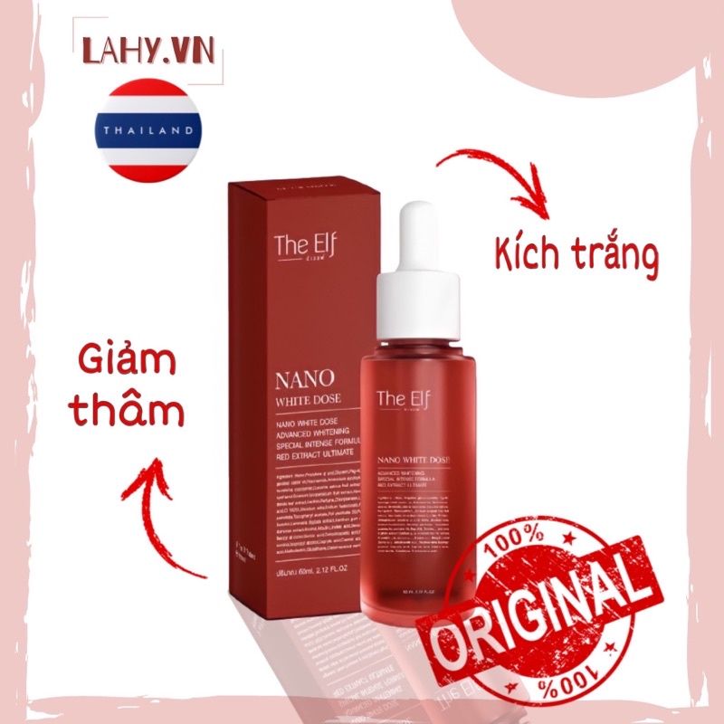 Serum kích trắng giảm thâm The Elf Nano White Dose Serum