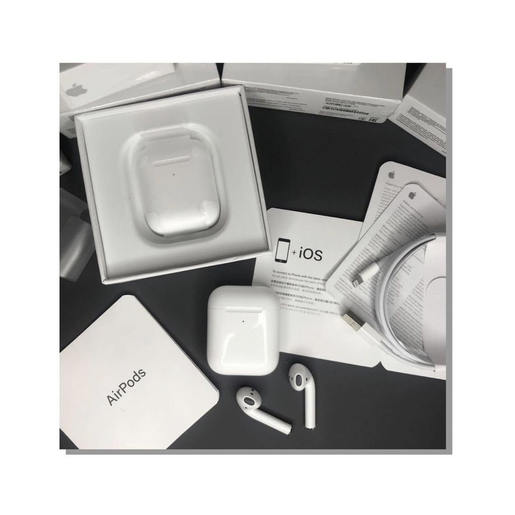 [Airpods2]Tai Nghe Không Dây Định Vị - Đổi Tên - Cảm Biến Chạm Dừng Nhạc Bản Cao Cấp