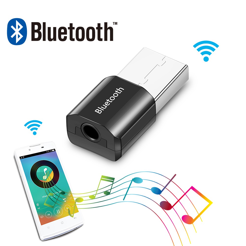 Bộ thu phát âm thanh bluetooth không dây 3.5mm