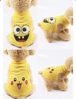 Áo thun 3 lỗ cho chó mèo