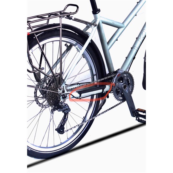 Bọc sườn chắn xích nhựa dùng cho xe đạp LKLM