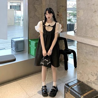 [ CÓ TÁCH LẺ ] Set babydoll đen trắng
