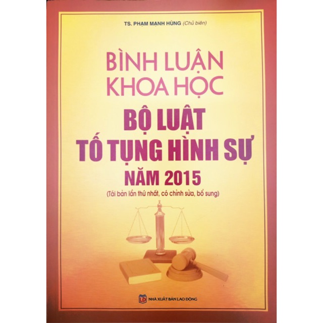 Sách - Bình luận khoa học bộ luật tố tụng hình sự 2015