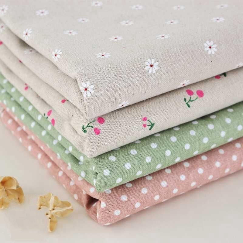 Khăn trải bàn chất liệu cotton lanh phong cách Nhật Bản nhiều màu sắc tùy chọn