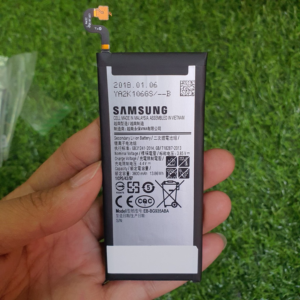 Pin Samsung Galaxy S7 Edge Chính Hãng, EB-BG935ABA Dung Lượng 3600mAh, Mới 100%