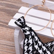 Bông tai tua rua hàn quốc khuyên tai tiểu thư trang sức phụ kiện nữ phong cách Hàn Quốc dễ thương