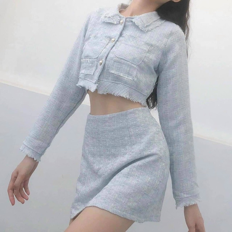 SET VÁY ÁO BỐ DẠ CARO | BigBuy360 - bigbuy360.vn