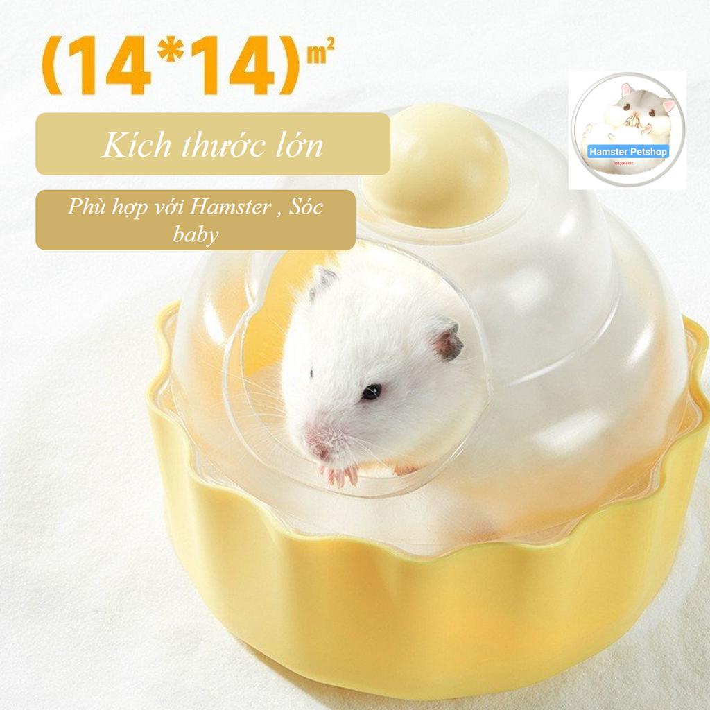 Nhà tắm/ Nhà ngủ hình bánh cho Hamster