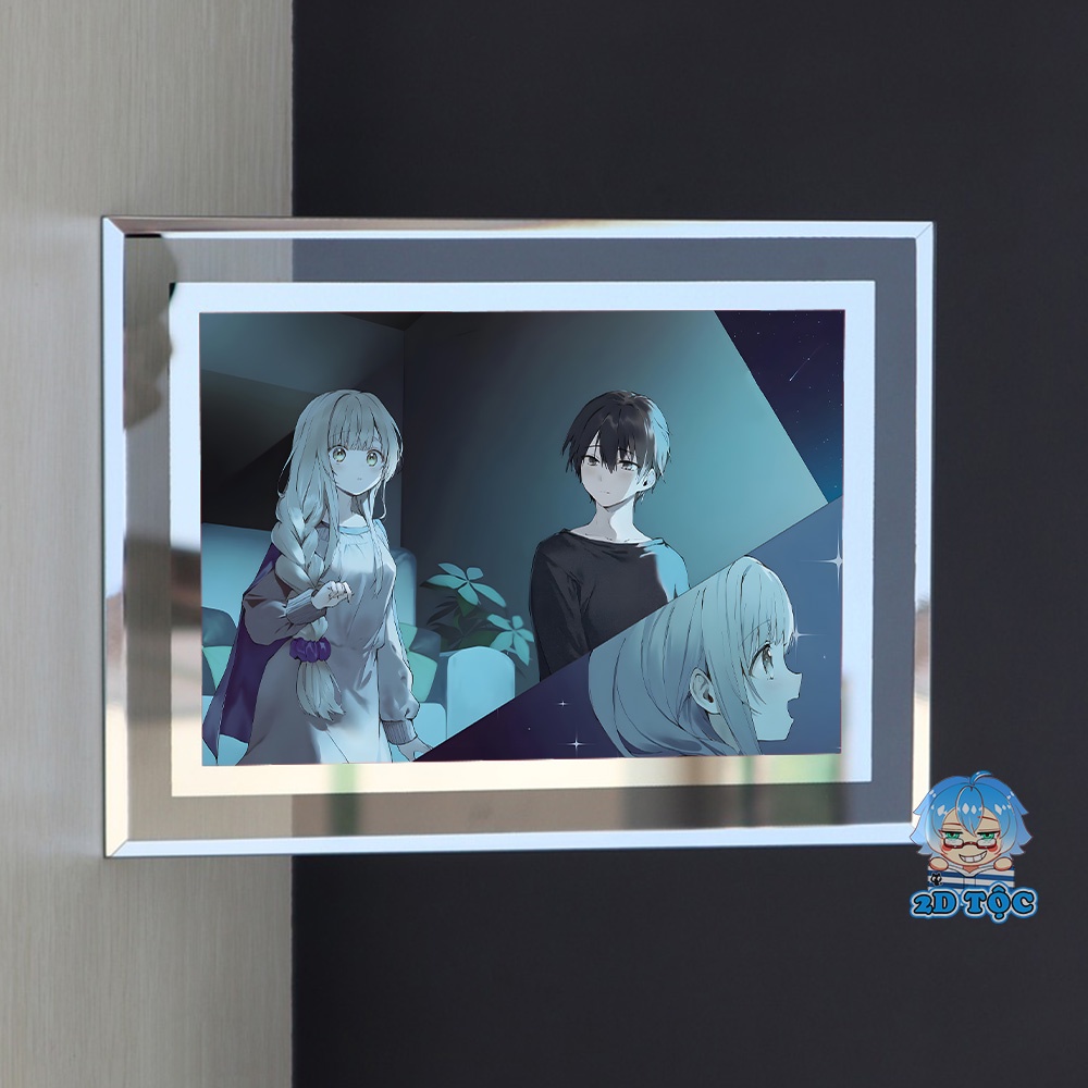 Khung Kính A5 Thiên sứ nhà bên (1) - Khung ảnh - Tranh Poster để bàn by 2D Tộc Shop - Otonari no Tenshi-sama