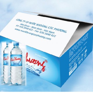 Thùng 24 chai Nước khoáng Cúc Phương 500ml