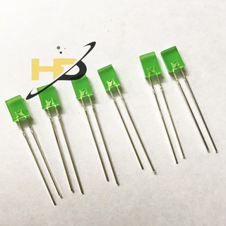 Combo 30 con led vuông 2x5x7mm màu xanh lá