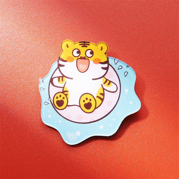 Huy Hiệu Cài Áo Hình Chú Hổ Hoạt Hình Dễ Thương