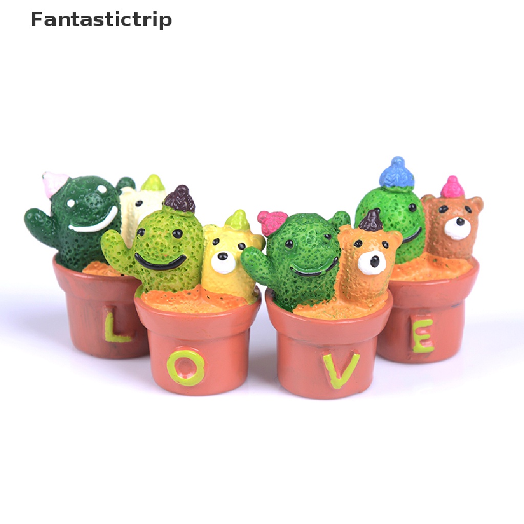 Cây Xương Rồng Mini Trang Trí Nhà Búp Bê