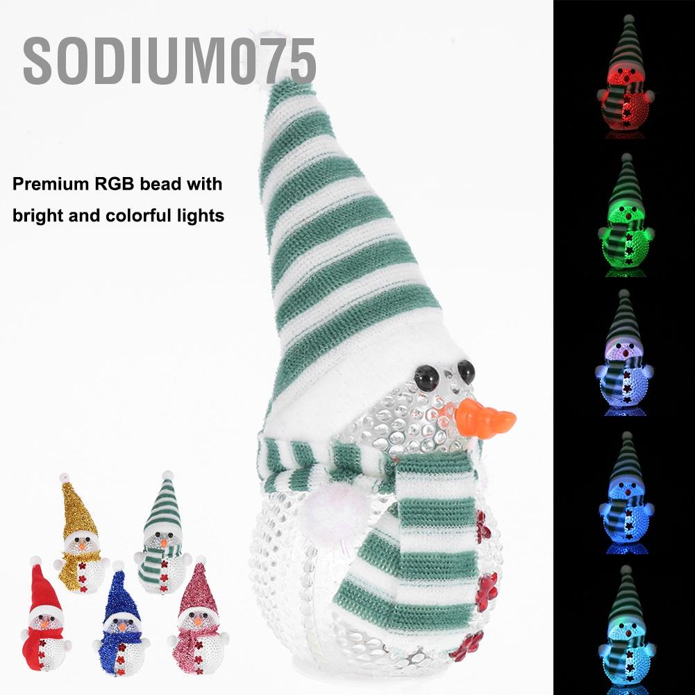 Sodium075 Sodium075 Đèn LED ban đêm đầy màu sắc Phong cách người tuyết trang trí quán cà phê tại nhà