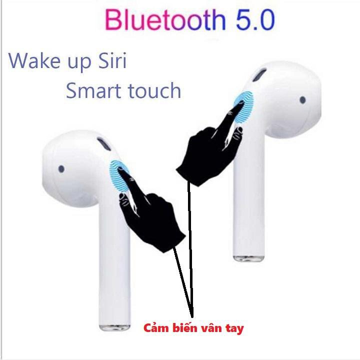 Siêu Hót Giảm giá Tai nghe Bluetooth i12 chống nước, cảm biến vân tay - Bluetooth earphones I12 5.0