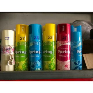 Xịt phòng Spring 280ml đủ mùi