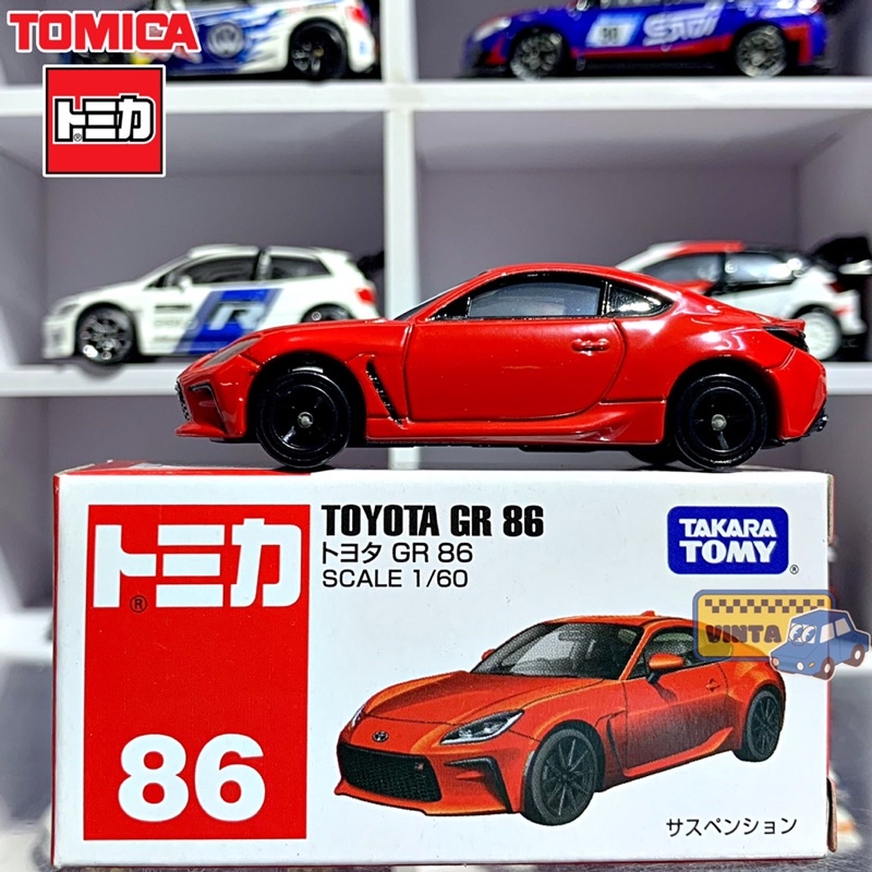 Xe mô hình Tomica No.86 TOYOTA GR 86 - Red - tỉ lệ 1:60