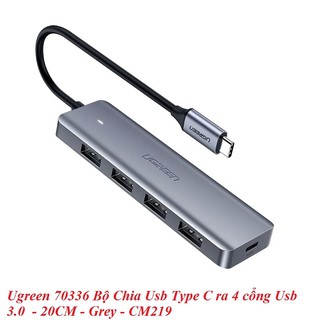 4 cổng bộ chia usb type c 3.0 Ugreen 70336 CM219