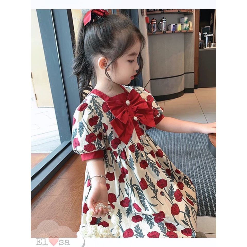 Váy bé gái --🌺 🌺   VÁY HOA  NƠ NGỰC CÚC NGỌC   🌺 🌺 ANNAKIDS