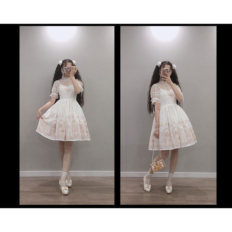 Hàng Có Sẵn Đầm lolita Phong Cách retro Gothic