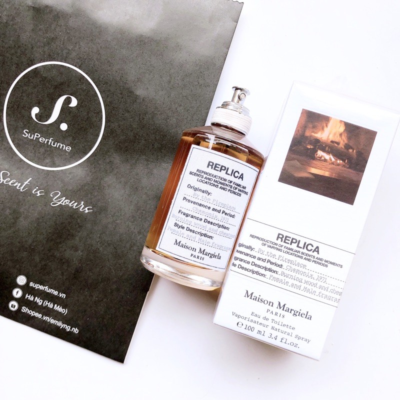 Unisex Nước hoa cuốn hút, nổi bật Replica By The Fire Place EDT