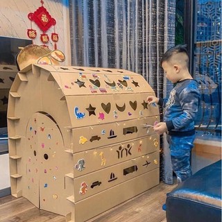  Đồ chơi Nhà giấy carton lắp ráp cho bé