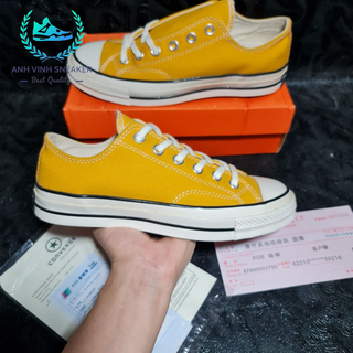 Giày Converse 1970s vàng nam nữ cổ thấp
