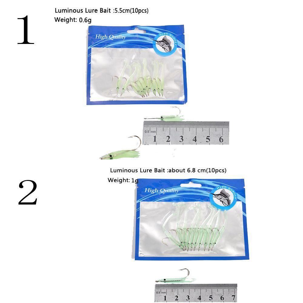 Bộ 10 Mồi Câu Cá Bằng Chì Dạ Quang Siêu Bền Tiện Dụng