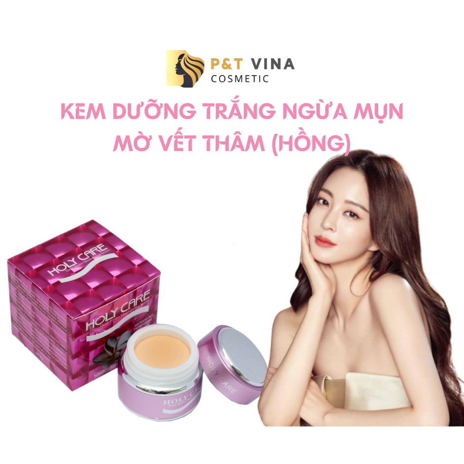 [Chính Hãng] Kem Holy Care Ngừa Mụn, Thâm Do Mụn (Hồng)