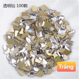 đá hình, đá khối chân bằng mix ( các màu )