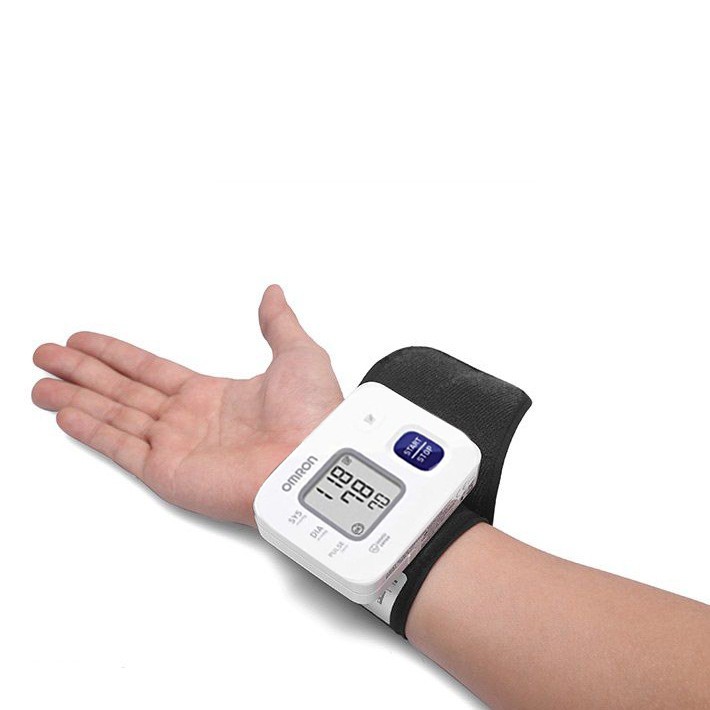 Máy đo huyết áp cổ tay Omron HEM-6161 tự động hoàn toàn cho kết quả chính xác