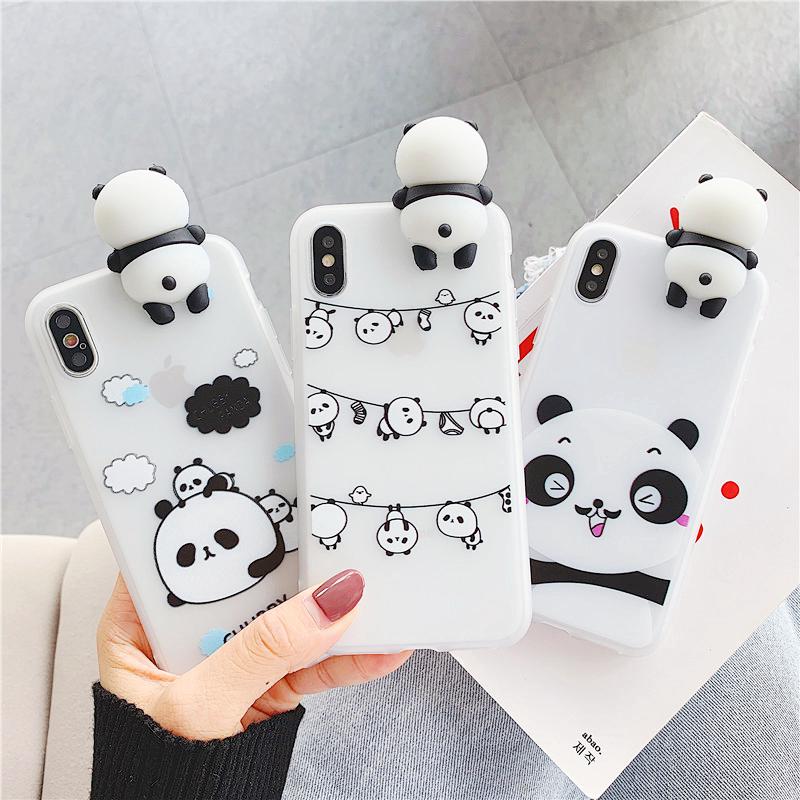 Ốp điện thoại họa tiết gấu panda dễ thương cho OPPO F1Plus F3Plus R17 R17Pro R9S R9Plus
