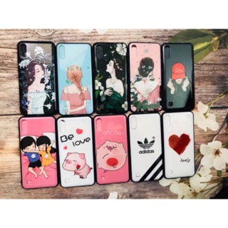 [GIẢM GIÁ] Ốp lưng Samsung A10 nhựa cứng phủ bóng in hình hoa