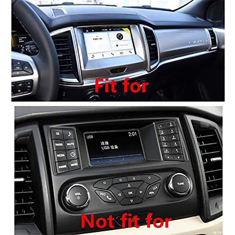 Phụ Kiện Trang Trí Nội Thất Xe Hơi Ford Ranger Everest Endeavor 2015 + Bằng Sợi Carbon