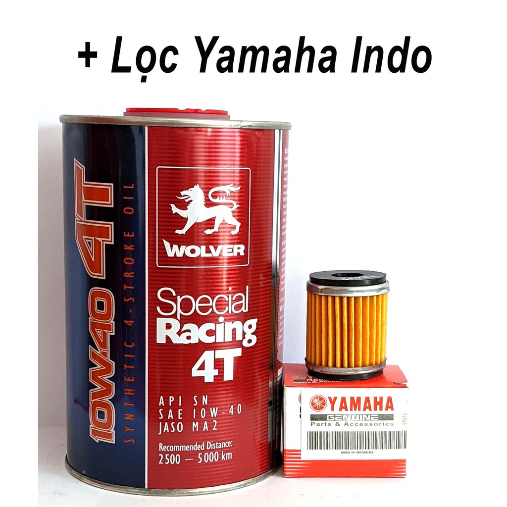 Nhớt Wolver Special Racing 10W40 SN Cao Cấp Nhập Khẩu Đức (0.8L; 1L; Chiết Lẻ)