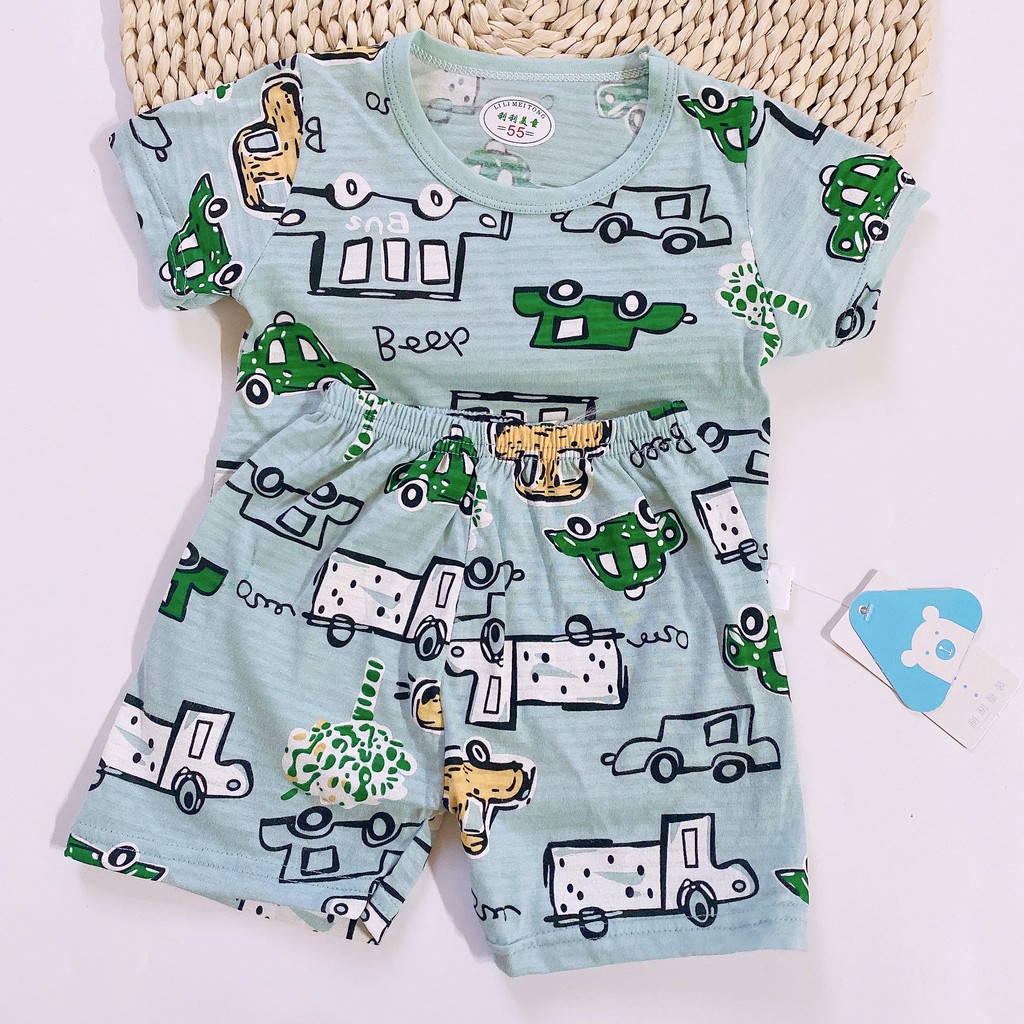 Sale !!! (Bảng Nhỡ) Bộ Cộc Cotton Sợi Tre Hàng Quảng Châu Cho Bé (14-22kg)(1426 ) Shop Phúc Yến